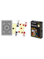 Modiano 4 rohy 100 % plastové karty - čierne