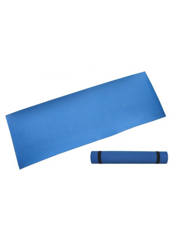 Gymnastická podložka 173 x 61 x 0,4 cm, modrá