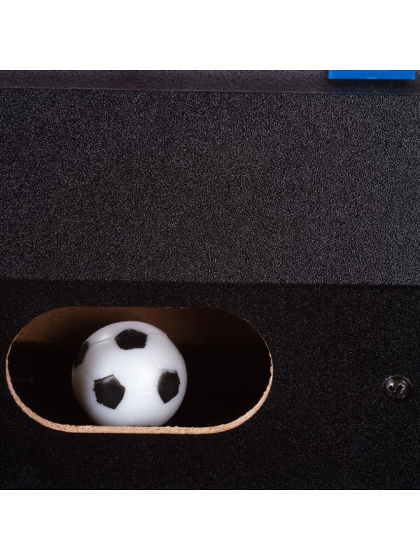 Mini stolný futbal s nožičkami 70 x 37 x 25 cm - čierny