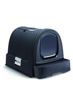 Toaleta pro kočky RATTAN - šedá CURVER