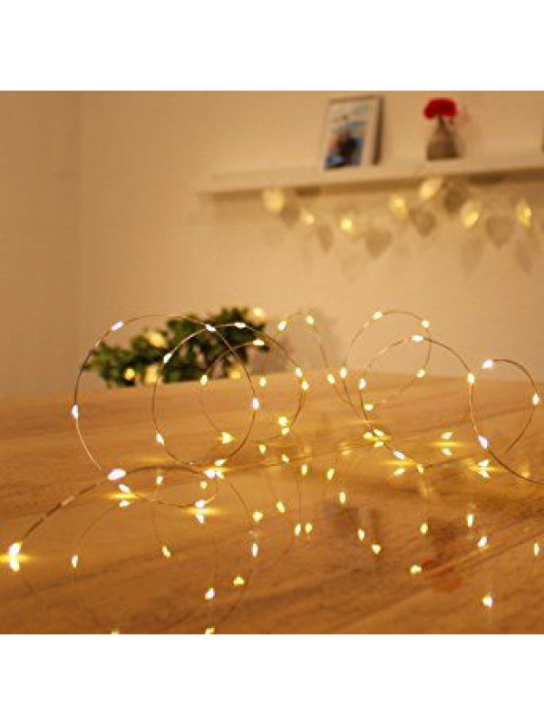 Vianočná svetelná reťaz - MINI 10 LED – teplá biela