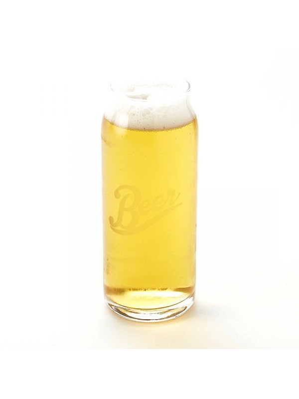 Pivní sklenice plechovka