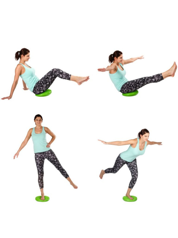 Balančný vankúš na sedenie MOVIT 33 cm, ružový