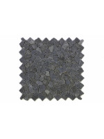 Mozaika Garth z andezitu - čierna / tmavo sivá - obklady 1 m2