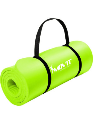 Podložka na jógu MOVIT 190 x 60 x 1,5 cm – svetlo zelená