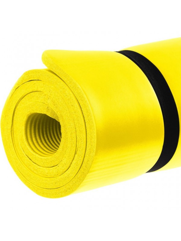 Podložka na jógu MOVIT 190 x 60 x 1,5 cm – žltá