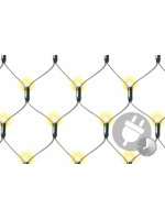 NEXOS Svetelná sieť 128 LED,teplá biela s časovačom, 3 x 3 m