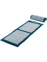 Akupresúrna podložka s vankúšom MOVIT 130 x 50 cm - tyrkysová