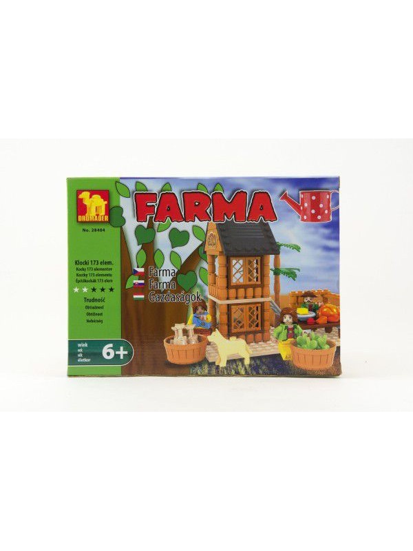 Stavebnice Dromader Farma 28404 173ks v krabici 25,5x18,5x4,5cm