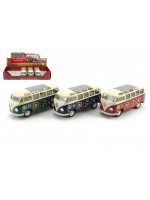 Autobus Kinsmart Volkswagen Classical kov 18cm - 3 barvy