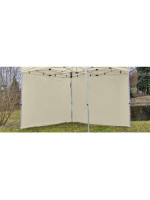 Sada 2 bočných stien pre PROFI záhradný stan 3 x 3 m - champagne