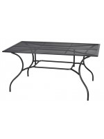 Záhradný kovový stôl ZWMT-83 - obdĺžnik 90 x 150 cm