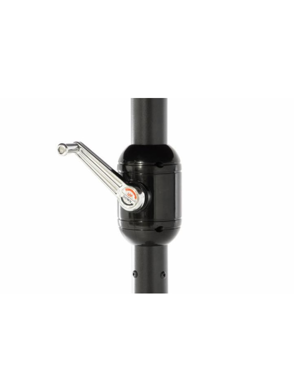 Veľký XXL slnečník 4,5 m - antracit