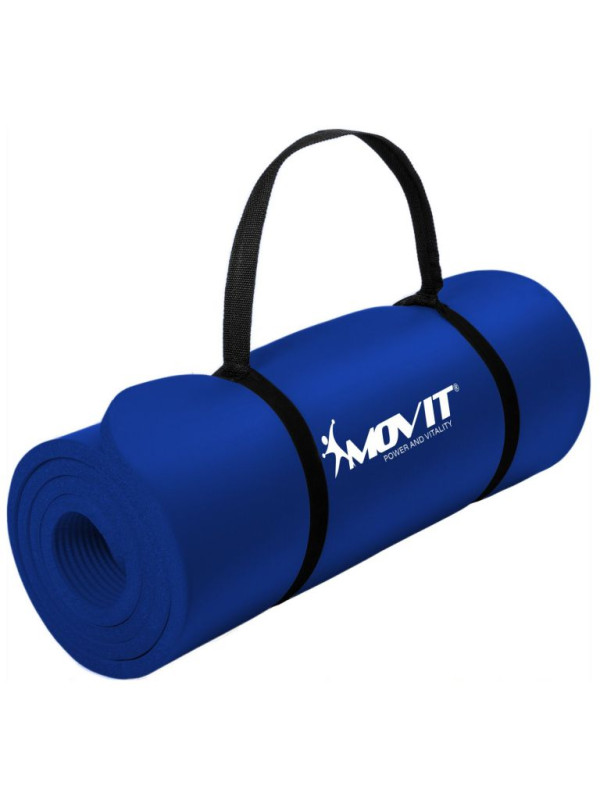 Podložka na cvičenie MOVIT 190 x 60 x 1,5 cm - kráľovská modrá