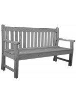 Záhradná lavica LONDON sivá - 150 cm