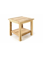 Záhradný odkladací stolík z masívneho teaku DIVERO