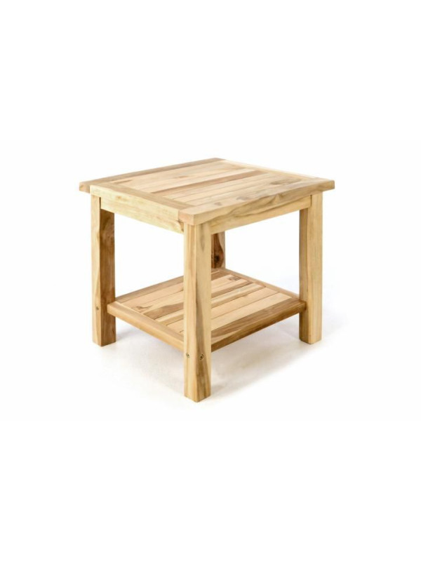 Záhradný odkladací stolík z masívneho teaku DIVERO