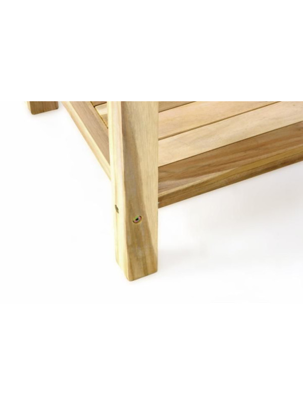 Záhradný odkladací stolík z masívneho teaku DIVERO