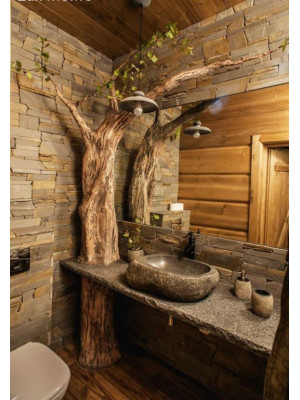 Umývadlo z prírodného riečneho kameňa The Lavabo Cut