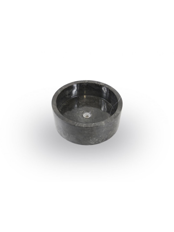 Umývadlo z prírodného kameňa MIRUS 509 na dosku Ø 40 Black