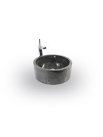 Umývadlo z prírodného kameňa MIRUS 509 na dosku Ø 40 Black