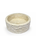 DIVERO umývadlo z prírodného kameňa Roma