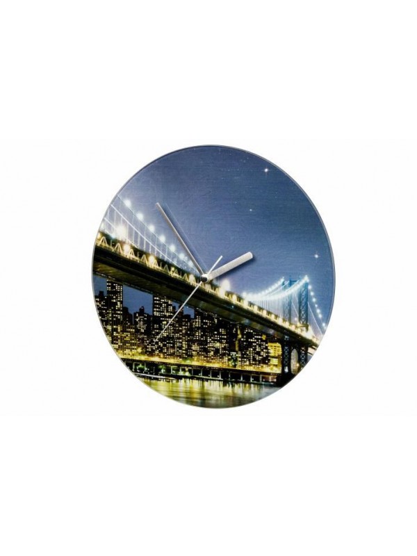Nástenné hodiny WENKO 27 cm - Brooklyn Bridge