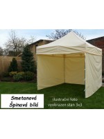 Záhradný párty stan PROFI STEEL 3 x 6 - smotanová