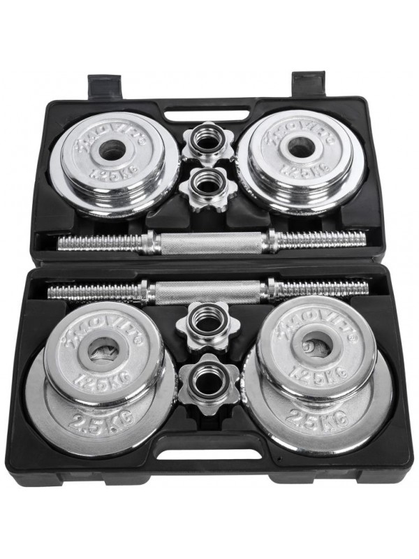 Činkový set MOVIT 20 kg - 2 činky