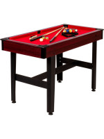 GamesPlanet® biliardový stôl COMPACT, červený, 4ft