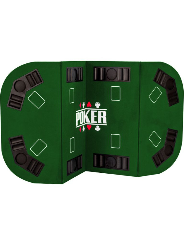 Skladacia pokerová podložka - zelená