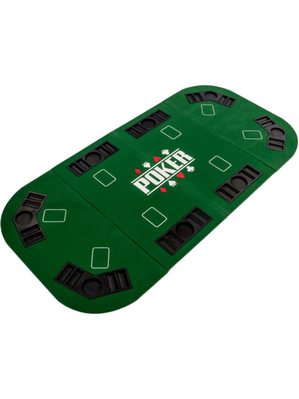 Skladacia pokerová podložka - zelená