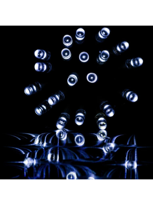 VOLTRONIC Svetielka 60 m, 600 LED, studená biela, ovládač