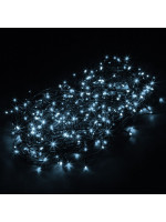 VOLTRONIC Reťaz 40 m, 400 LED, studená biela, zelený kábel