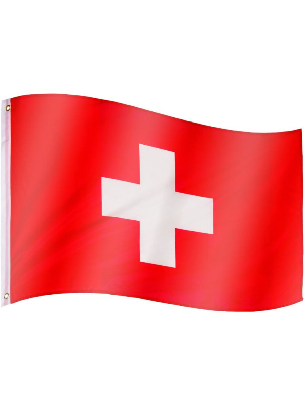 Vlajka Švajčiarsko - 120 cm x 80 cm