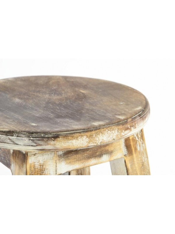 Designová vintage stolička opálená - 50 cm