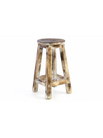 Designová vintage stolička opálená - 50 cm