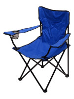 Kempingová skladacia stolička BARI - modrá