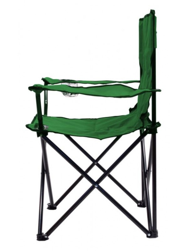 Kempingová skladacia stolička BARI - zelená