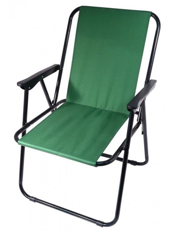 Kempingová skladacia stolička BERN - zelená