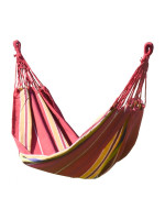 Hojdacia sieť TEXTIL 200 x 100 cm červeno-žltá