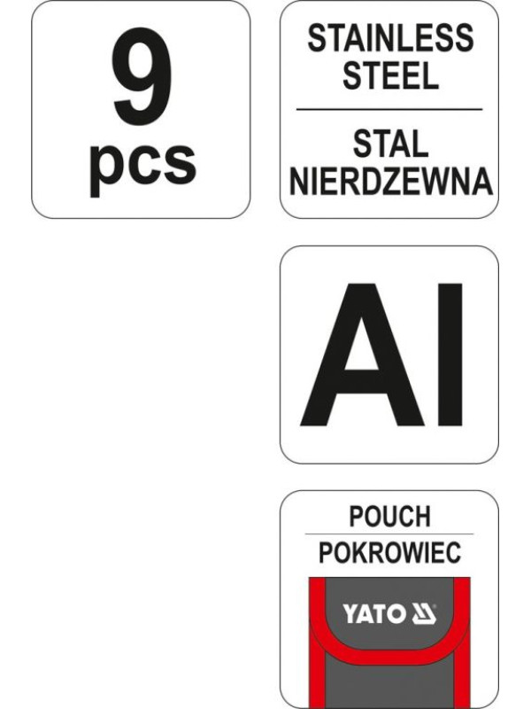Multifunkčný nôž 9 funkcií 160 mm