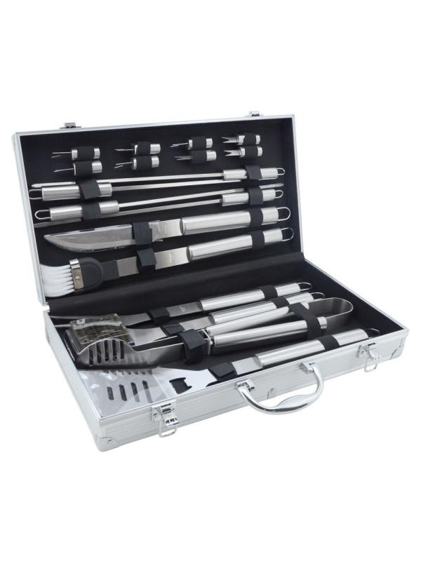 Grilovacie náradie sada 18 ks ALU kufrík