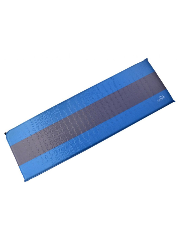 Karimatka samonafukovacia 195 x 60 x 5 cm modro-sivá