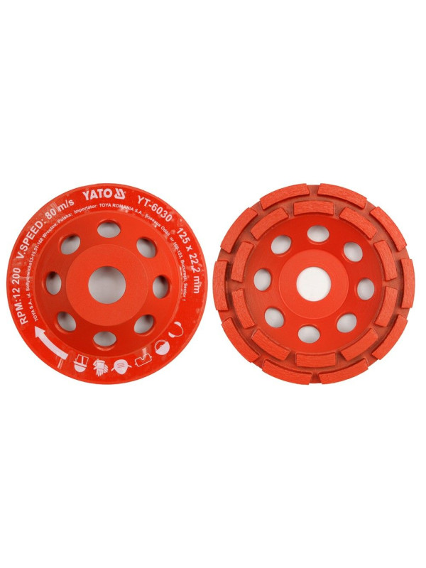 Kotúč diamantový 125 x 22,2 mm, brúsny