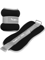 Neoprénové záťažové reflexné manžety 2 x 2 kg