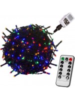 VOLTRONIC Vianočná reťaz  60 m, 600 LED, farebná, ovládač