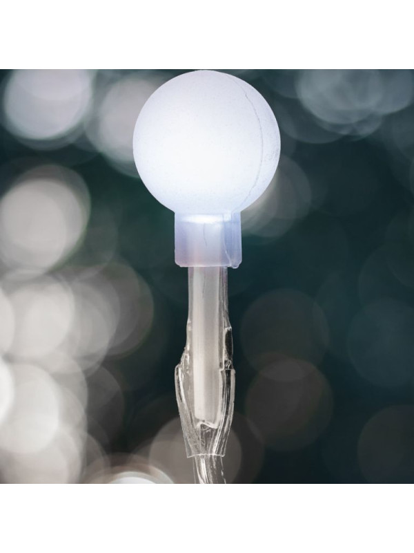 VOLTRONIC Svetielka 20 m, 200 LED, studená biela  + ovládač