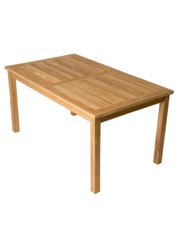 DIVERO jedálenský stôl, masívny 150 x 90 cm