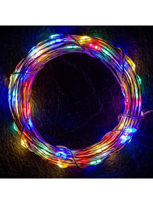 VOLTRONIC Sada svetelných drôtov 2x 200 LED, farebná